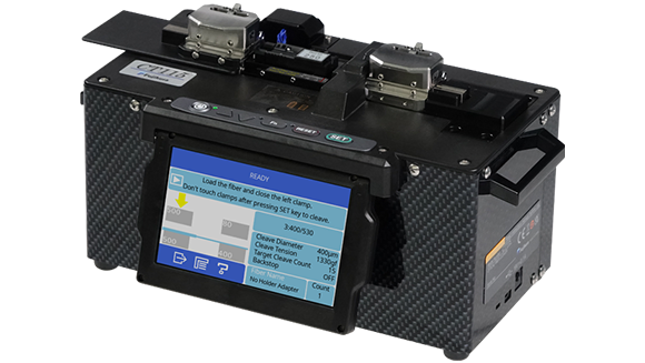 Fujikura CT114, CT115 and CT116 large-diameter optical fibre cleavers.